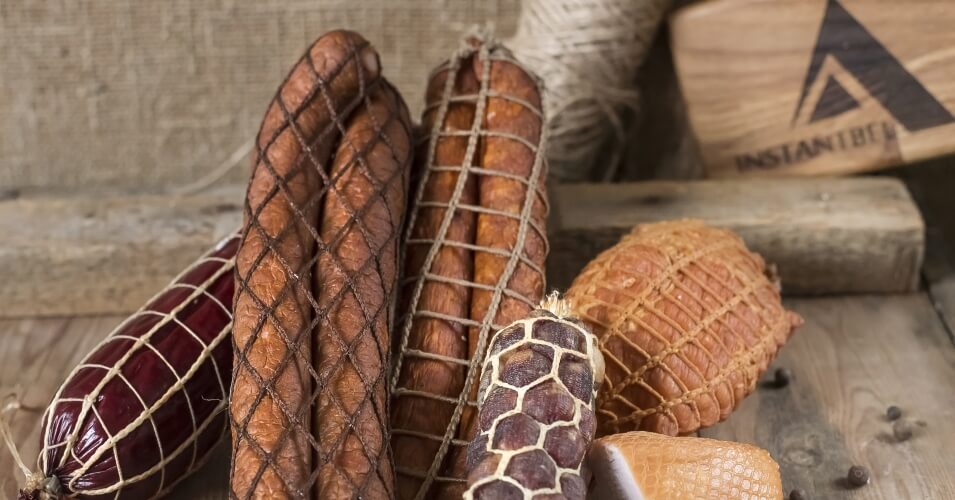 Формовочные сетки для мяса, колбас, рулетов