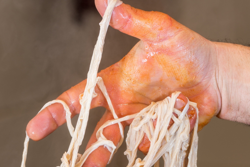 Обработка натуральной оболочки